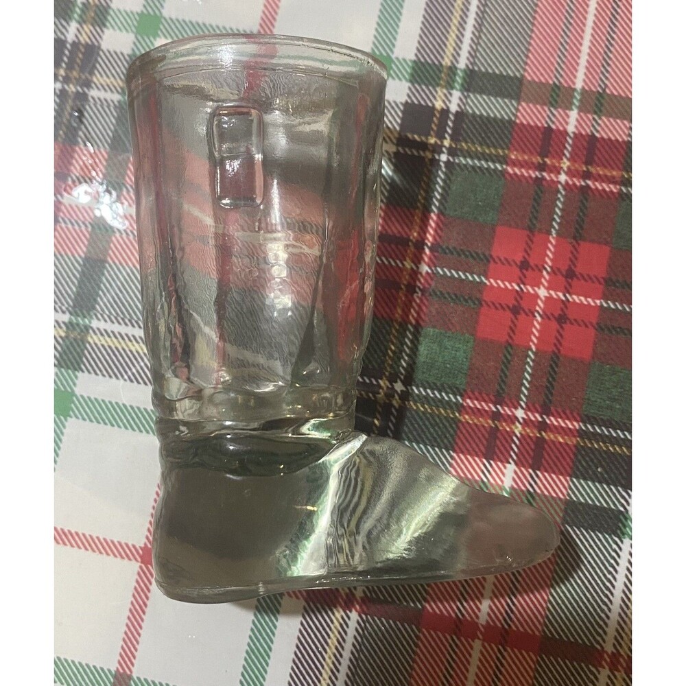 Vintage Glass Candy Container Boot - Picture 1 of 4